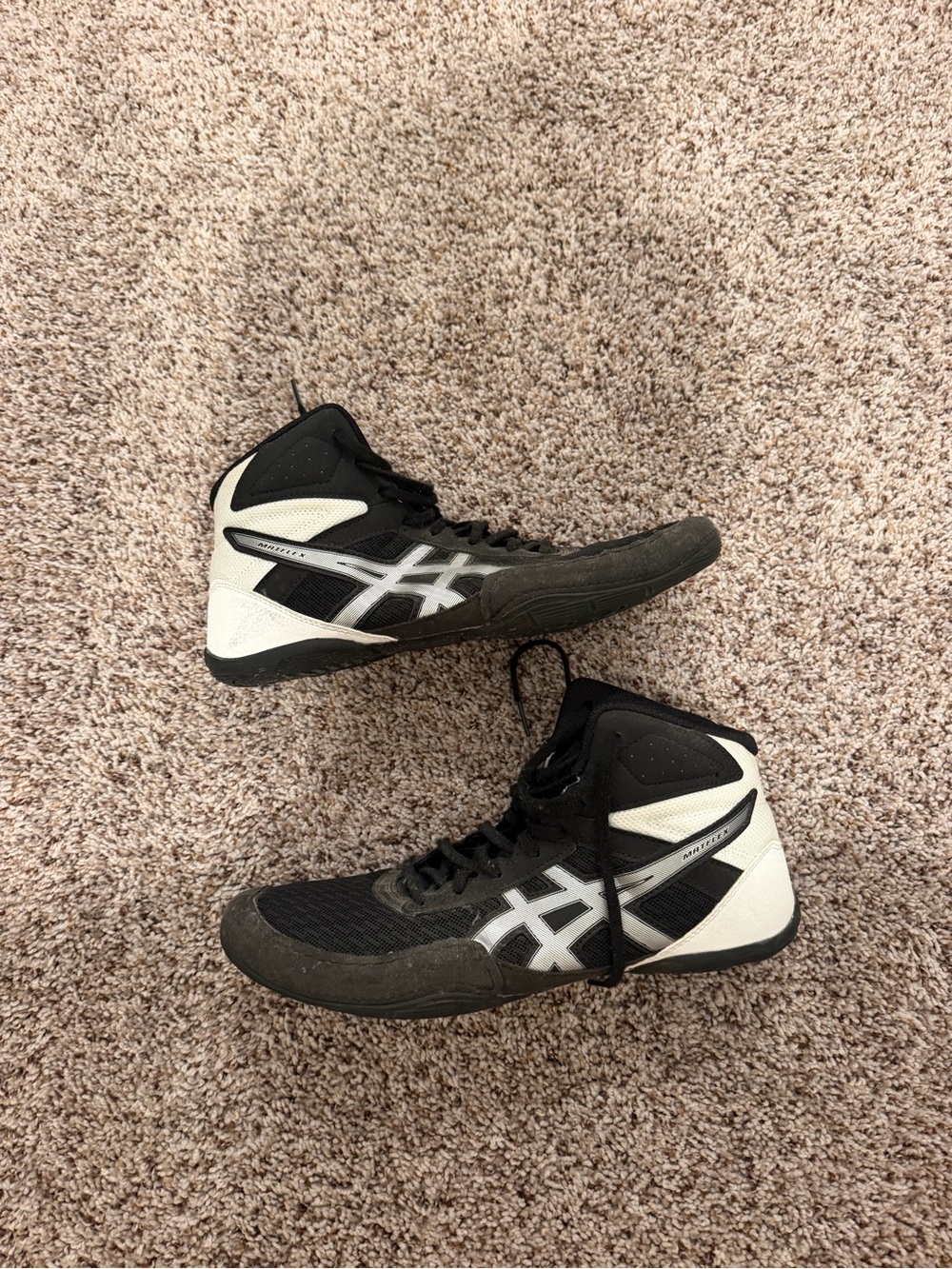 Asics Black Wrestling Shoes - Men's